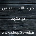 خرید قالب وردپرس در مشهد
